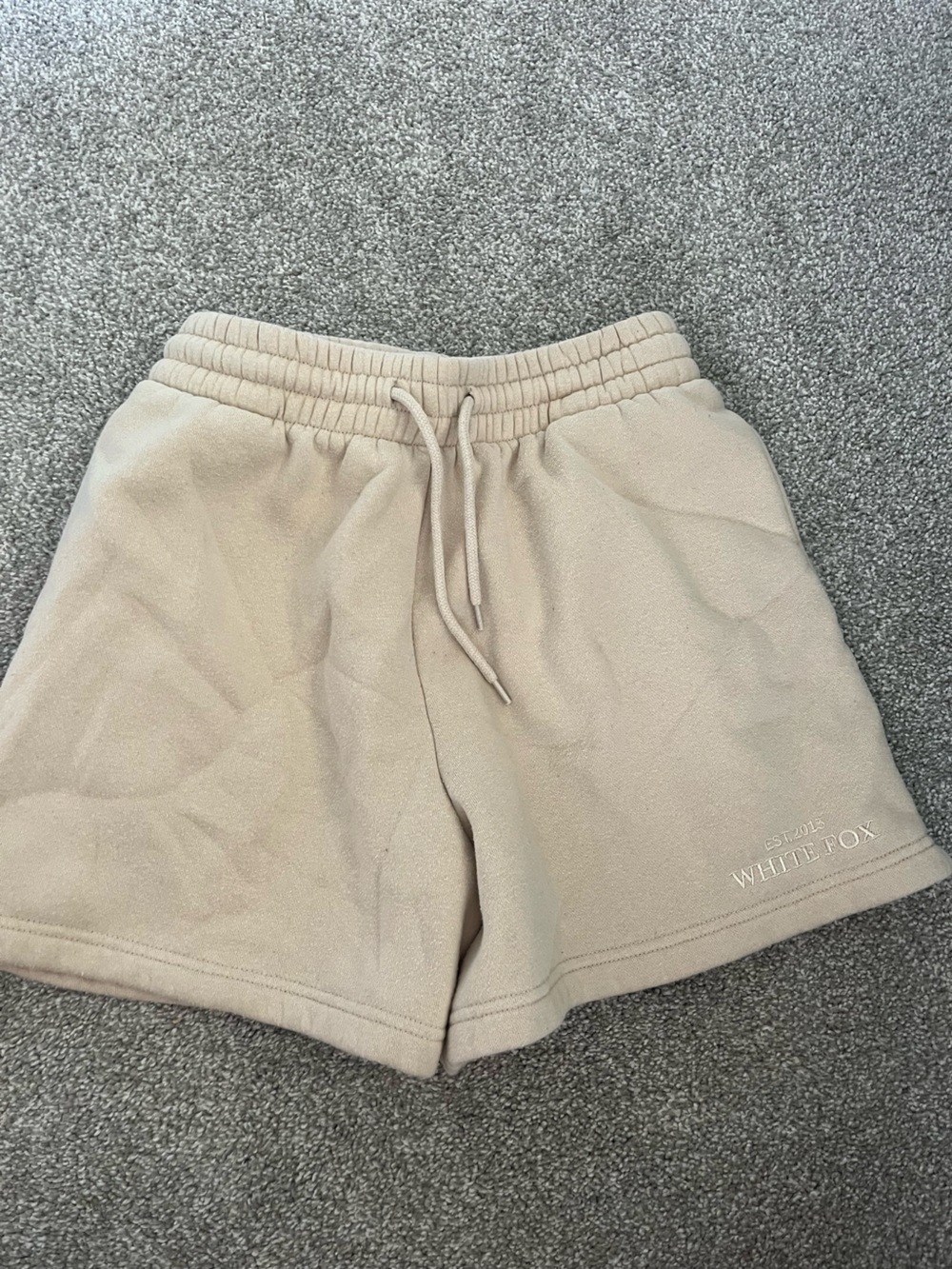White fox shorts